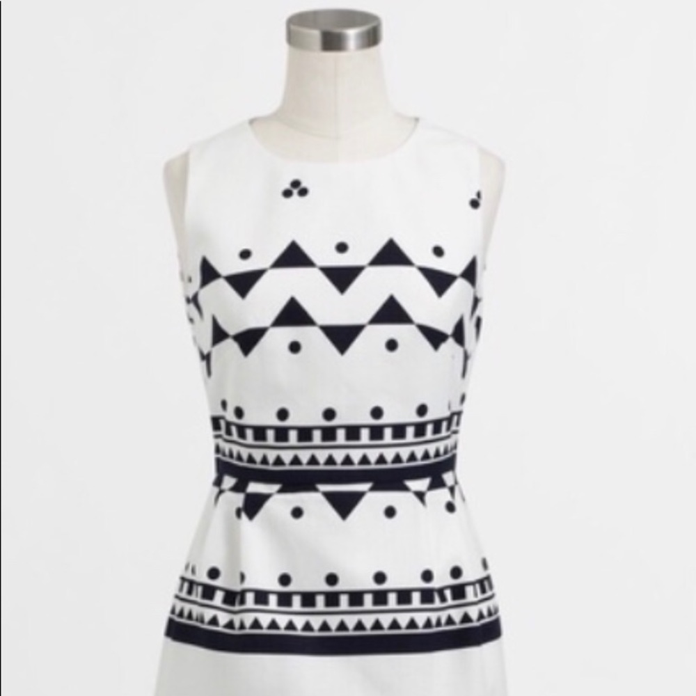 J.Crew Geometric Shape Dress